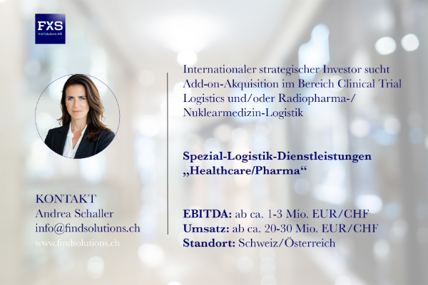 Strategischer Investor sucht Spezial-Logistik-Dienstleister "Healthcare/Pharma"